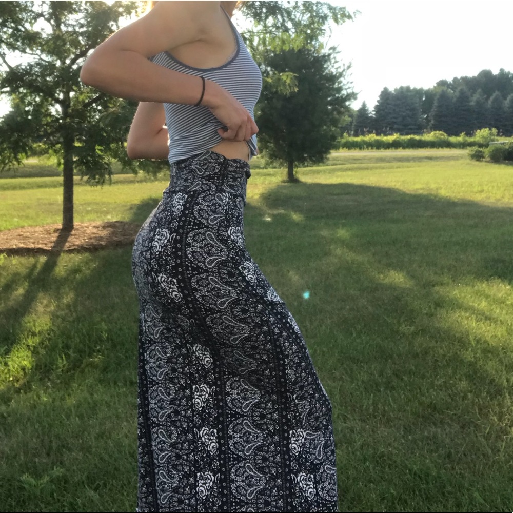 Boho maxi skirt
